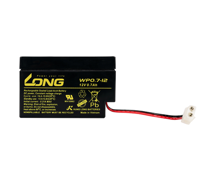 แบตเตอรี่แห้ง  LONG WP0.7-12 (12V0.7AH) สำหรับไฟฉุกเฉิน_1